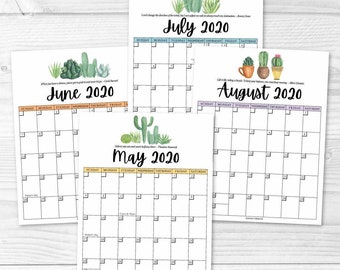 Calendar 2020 Wall Calendar, Calendar 2020 Family, Calendar 2020 Year Printable, Calendar 2020 Editable, Calendar 2020 Personalized