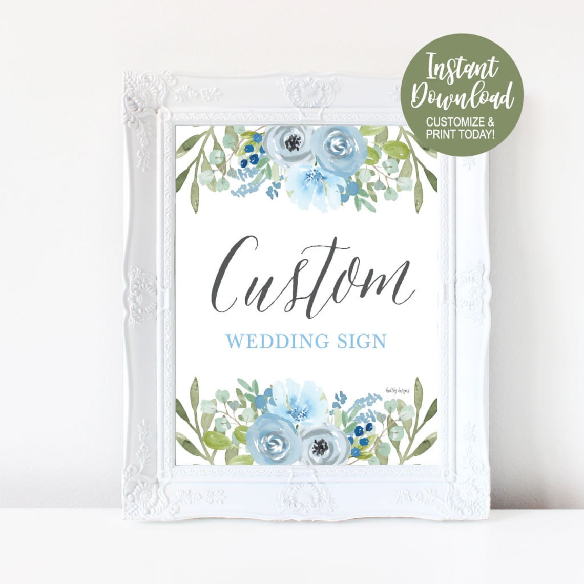 Editable Custom Sign Printable Custom Signs Create Your Own | Etsy