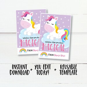 Download Valentines, Personalized Valentines Cards, Valentines Cards for School, Valentines Day Treat, Teacher Valentines, Girls Valentine