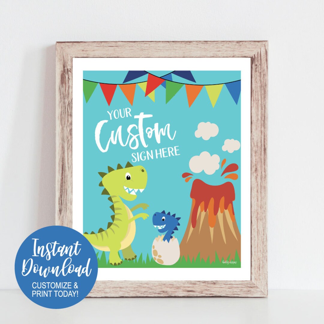 Party Decor Printable Party Sign Birthday Ideas Printable - Etsy