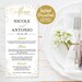 Printable Wedding Menu Cards, Wedding Menu Printed, Wedding Menu Board ...