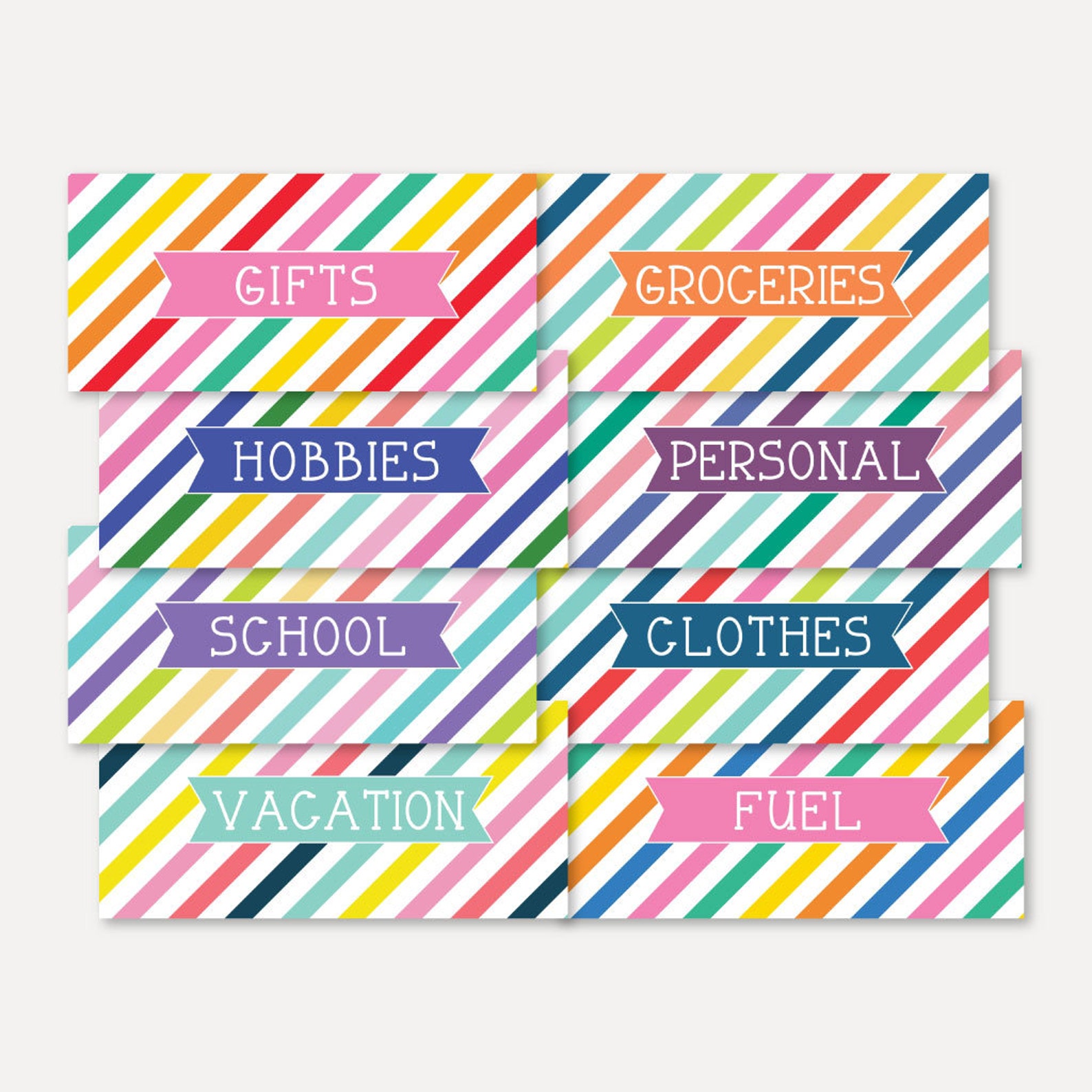 Cash Envelope System Insert Cash Envelope System Printable Etsy