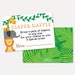Jungle Baby Shower Diaper Raffle Template Ticket Printable - Etsy