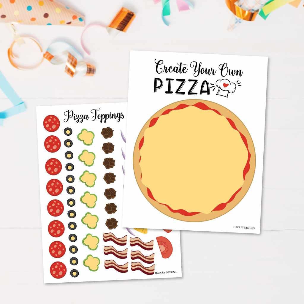 Pizza Party Creat Your Own Pizza Game Game Template Pizza -  Portugal