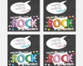 Valentine's Day Kids Pop Rocks Valentine Template - Valentine Cards Homemade, Valentine Cards Kids, Valentine Cards Funny, Valentine Cards