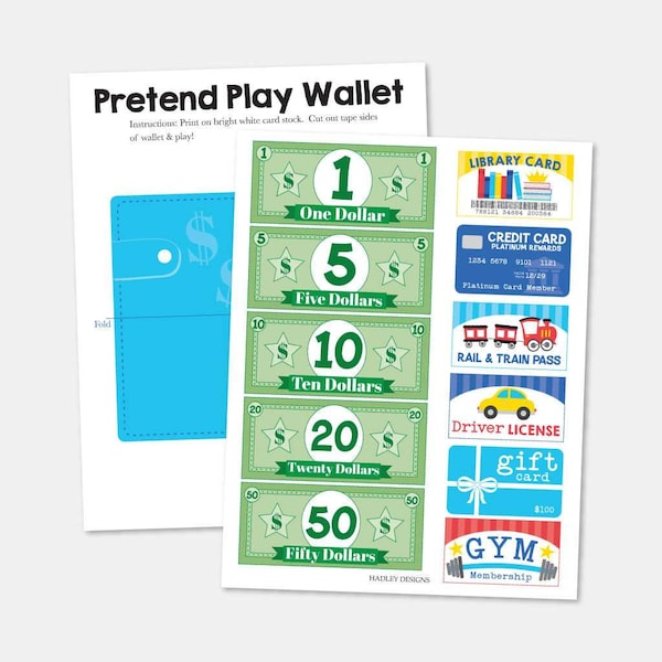 Pretend Play Printables - Etsy