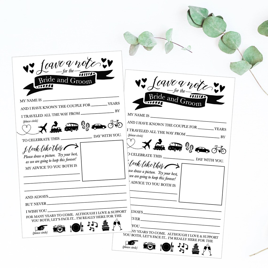 Wedding Mad Lib Printable Wedding Madlibs Funny Wedding - Etsy