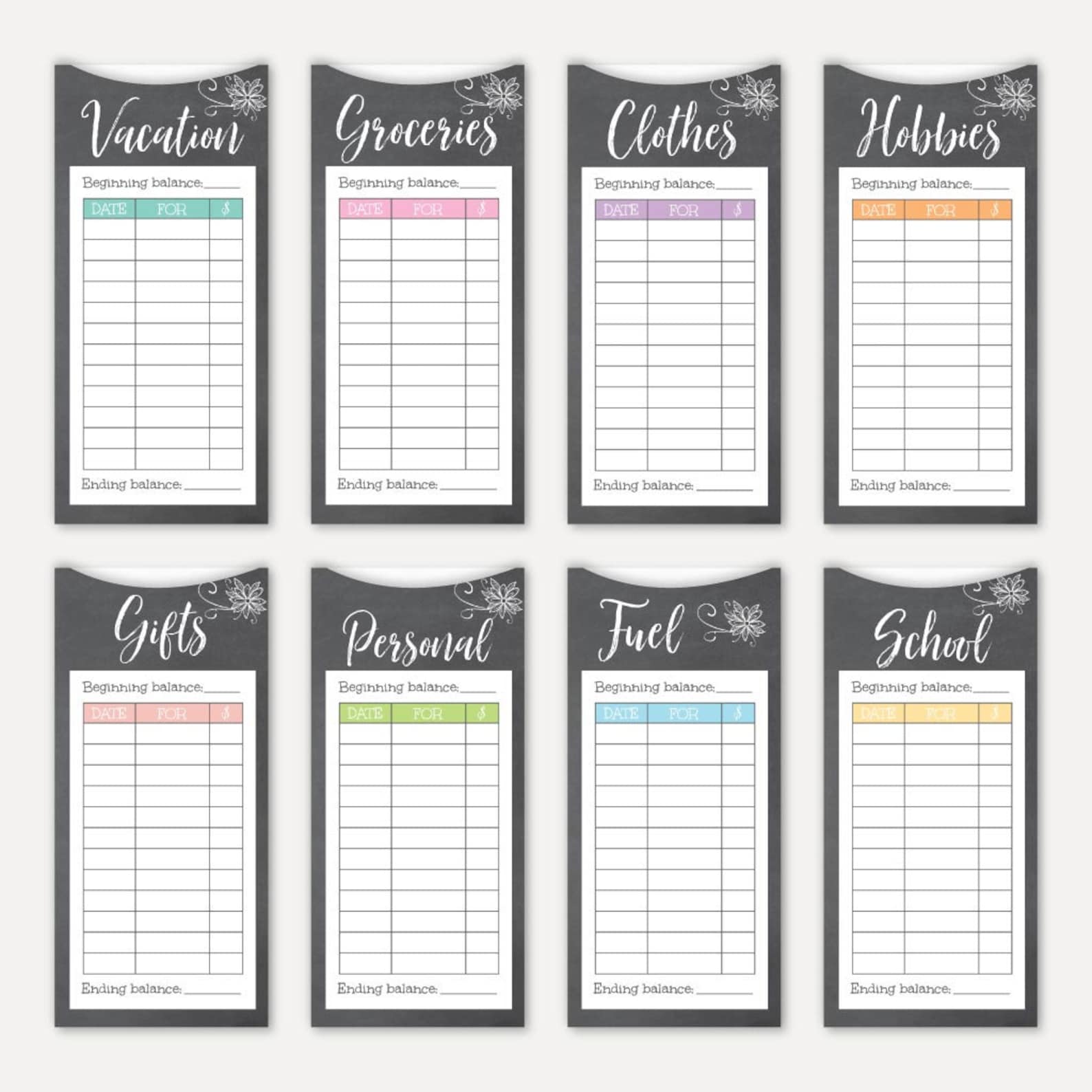 Cash Envelopes Envelope Money Saving Envelope System for - Etsy