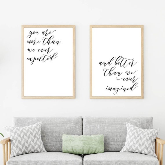 Printable Wall Art Nursery, Nursery Print Download, Children's Playroom Sign, Baby's Room Signs with Quotes, Nursery Saying for Boys