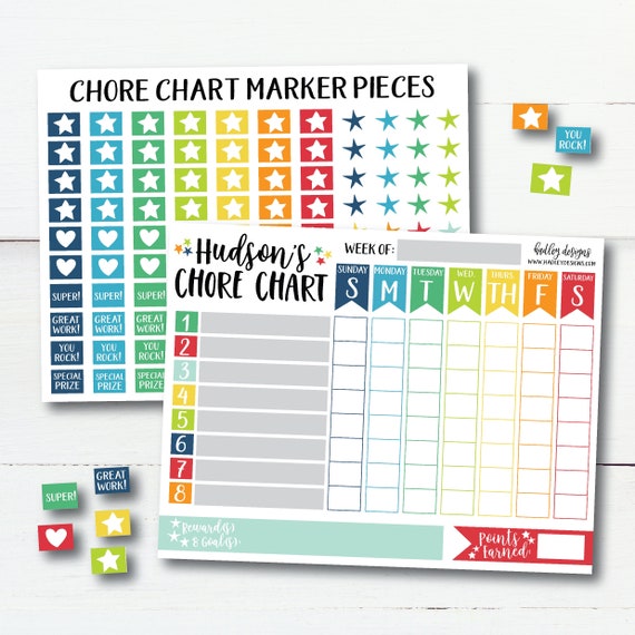 Toddler Chore Chart Printable