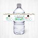 Water Bottle Wrapper Template, Christmas Water Bottle Labels Template ...