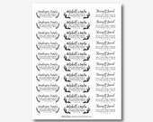 Return Address Labels Templates - Printable Return Address Labels Wedding Return Address Labels, Oil Address Return Labels, Editable Label