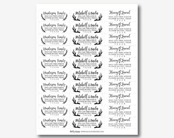 Script Return Address Labels, Cursive Design, Distributor Labels,  Custom Digital Download, Printable Address Stickers, Personalized Labels