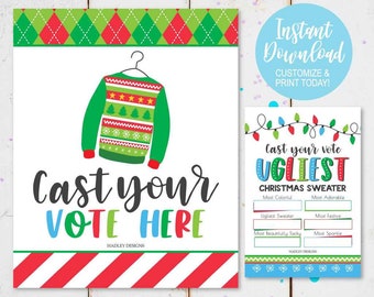Tacky Sweater Party | Etsy