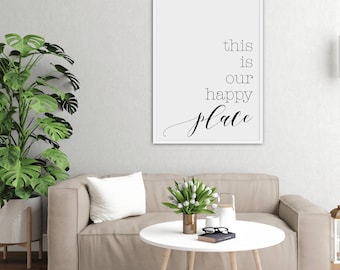Calligraphy Wall Art, Printable Wall Art, Home Wall Printable, Home Decor Wall Art, Bedroom Wall Art Quotes, Minimalist Art Large