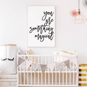 Nursery Wall Art, Nursery Quotes and Sayings, Nursery Calligraphy Quote ...