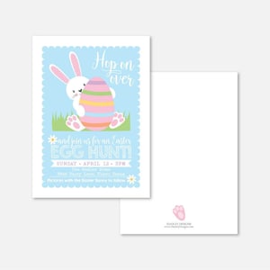 Easter Party Invitation Template - Printable Easter Invitation, Easter Egg Hunt Invitation, Easter Egg Hunt Flyer, Easter Egg Hunt Invite