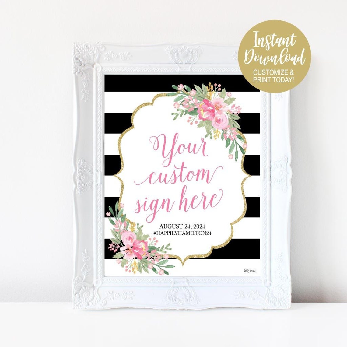 DIY Wedding Signs Printables Wedding Signage Download | Etsy