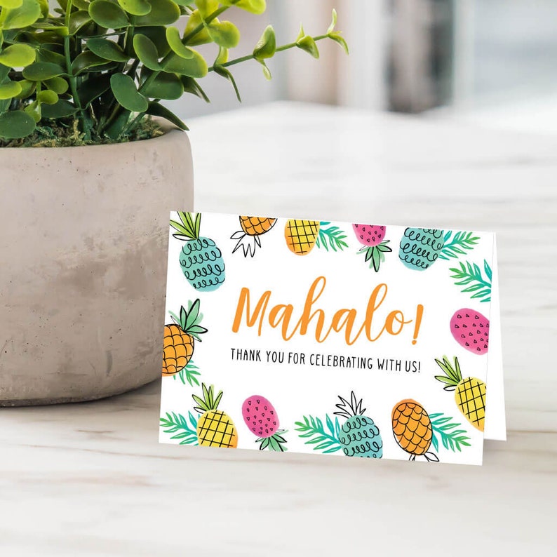 Thank You Card Template For Baby Shower