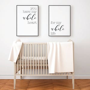 Nursery Wall Art Girl,  Nursery Prints Boy, Nursery Print Black and White, Nursery Print Download, Nursery Quotes and Sayings, Nursery Art