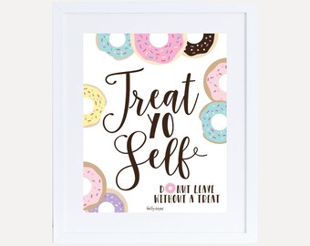 Donut Kids Party Favors Sign Templates - Table Sign, Party Decorations, Party Supplies, Favours Sign, Birthday Sign, Printable