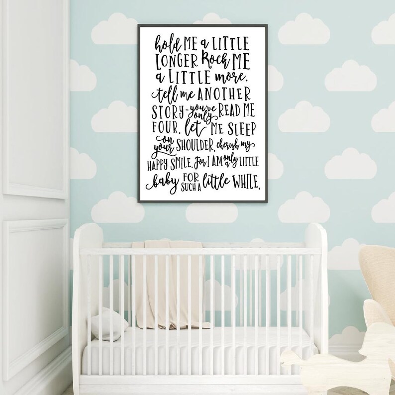 Wall Art Nursery Decor Nursery Artwork for Nursery Large Etsy