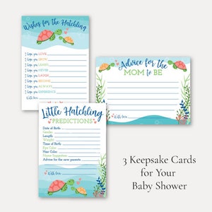 Sea Turtle Baby Shower Complete Package Templates, Baby Shower Ideas ...