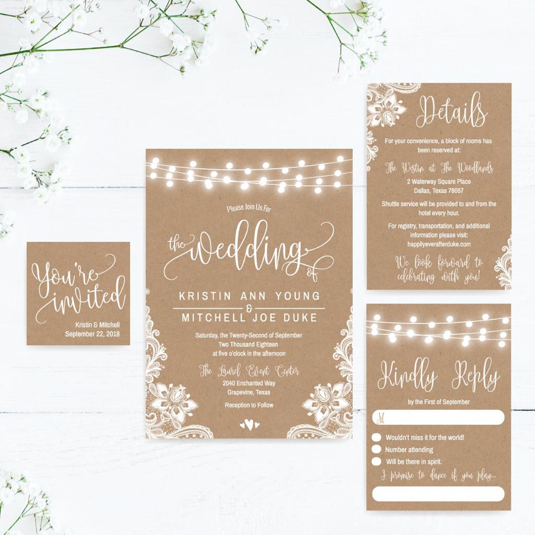 Wedding Invitations With RSVP Online, Wedding Invitations Online