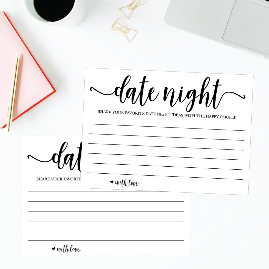 Printable Date Ideas Template Date Ideas for Married Couples - Etsy
