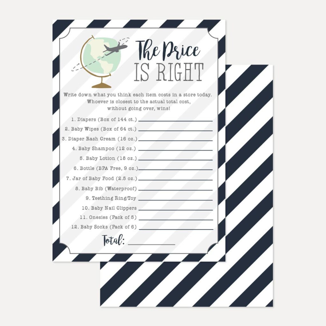 Printable Baby Girl Shower Games Baby Shower Games Printable | Etsy