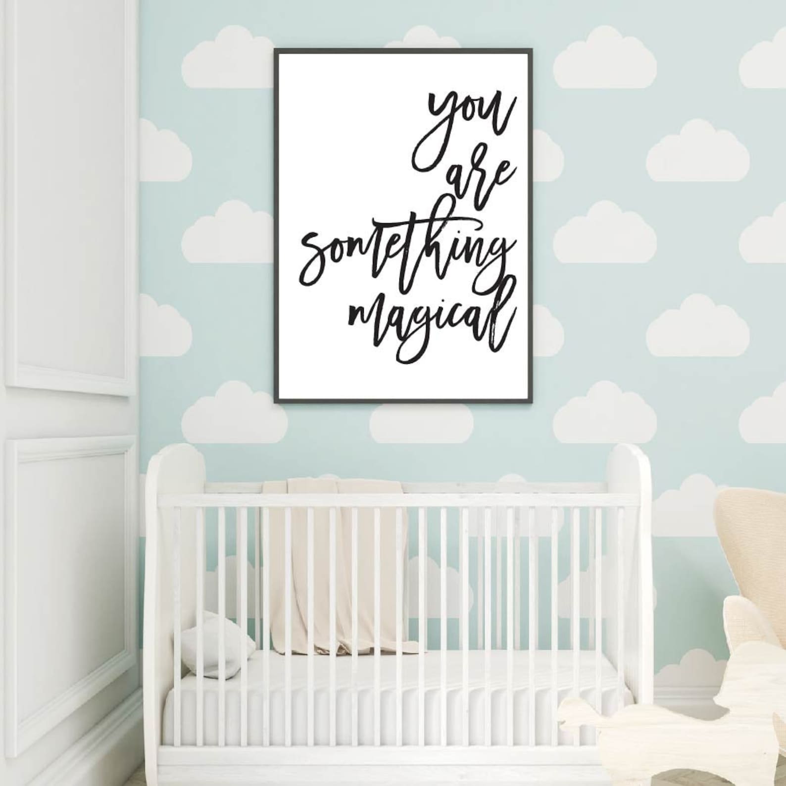 Nursery Wall Art, Nursery Quotes and Sayings, Nursery Calligraphy Quote ...