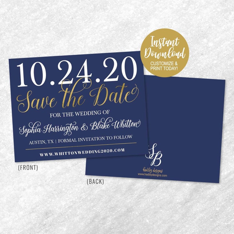 Save The Dates Online Wedding Save The Date Card Printable DIY Wedding Save The Dates Cards Online Save The Date Template Online