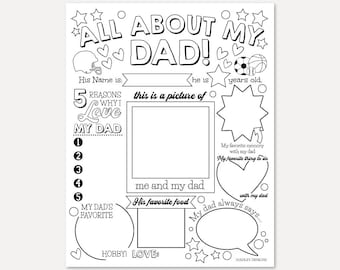 Fathers Day Gifts | Printable Digital Download | Gifts For Dad | Dad Birthday | Fathers Day Ideas | Card for Dad | Gifts From Kids | Daddy