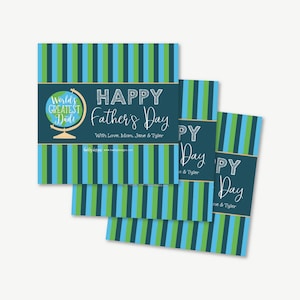 Father&#39;s Day Candy Wrapper, Father&#39;s Day Gift, Candy Wrappers, Hershey Bar Wrapper, Fathers Day Gift, Candy Bar Wrappers, Fathers Day Candy