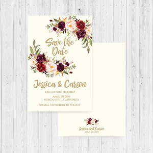 Printable Save The Date Wedding Invitations, Save The Dates Template Printable, Save The Date Cards Email, Save The Dates Online Templates