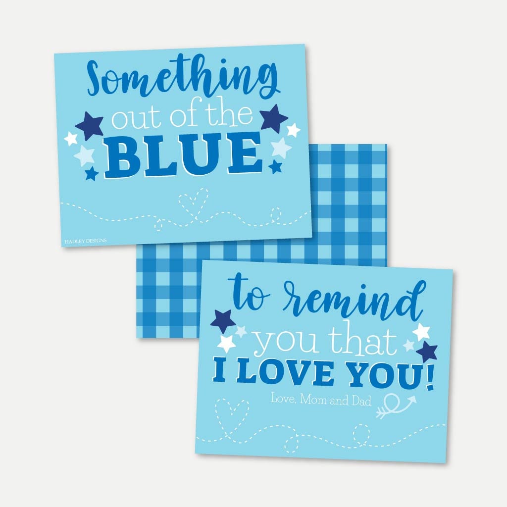 Something Out of the Blue Care Package Printable You Are - Etsy
