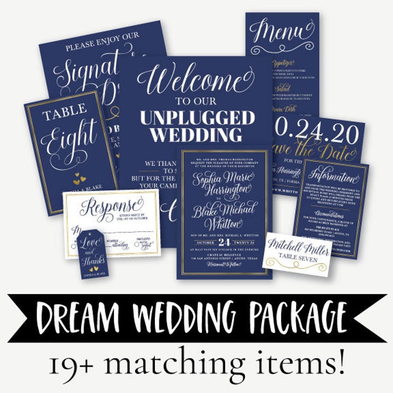 Gold Folded Wedding Program Template Folded Wedding Programs Instant Download Wedding Template Program Gold Wedding Program Template Vm122