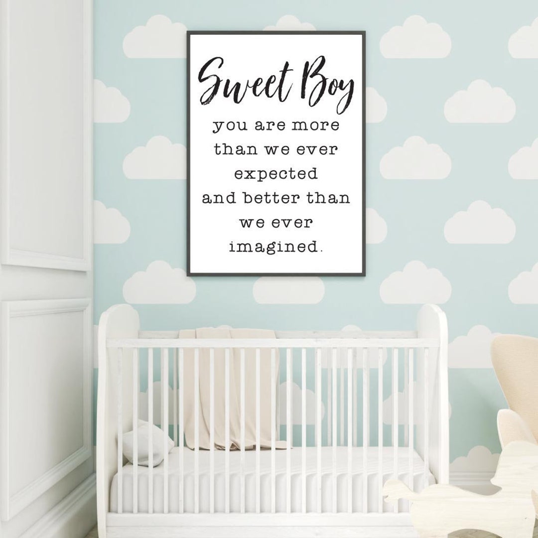 Nursery Decor Wall Art Set, Nursery Printable Set, Nursery Print ...