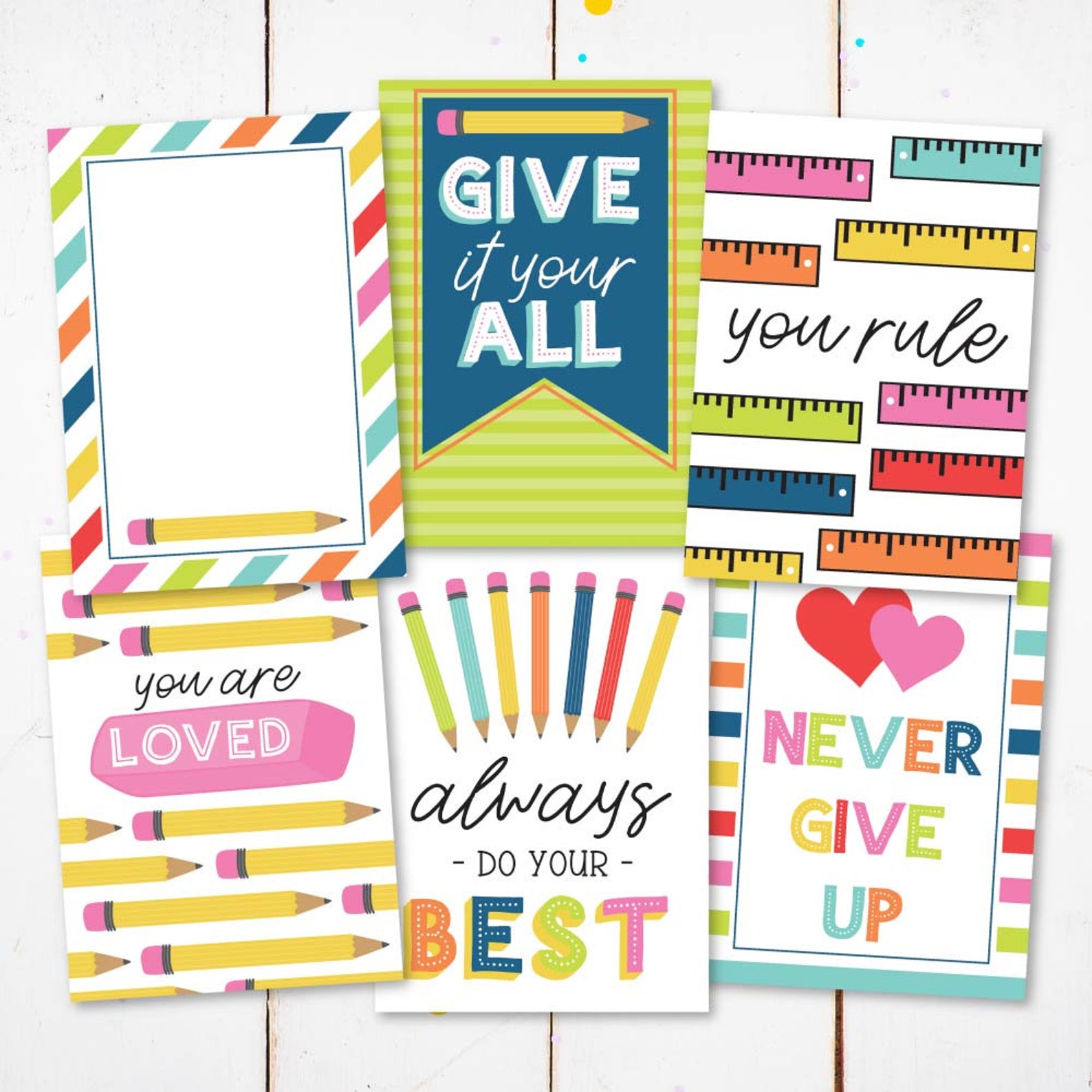 Lunchbox Notes Templates - Lunch Box Notes for Kids, Printable Lunch ...