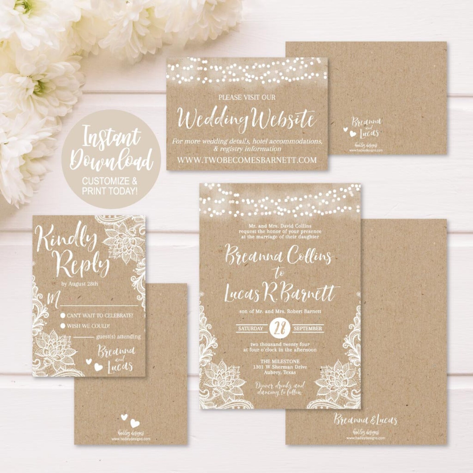 Wedding Invitations Cheap Wedding Invitations Online Etsy