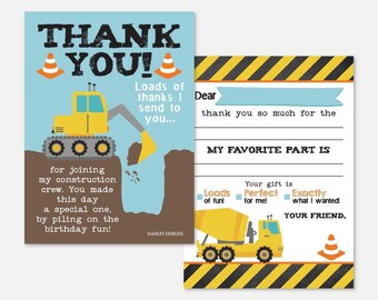 Construction Kids Party Food Tent Cards Template - Food Place Cards, Food Tent Card Template, Buffet Cards Template, Food Labels Printable