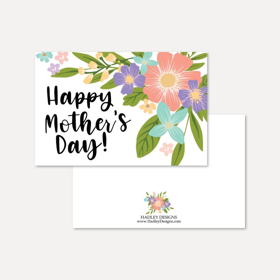 Card Printable, Card Template, Customizable Card Template, Digital ...