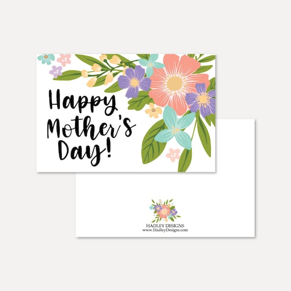 Card Printable Card Template Customizable Card Template | Etsy