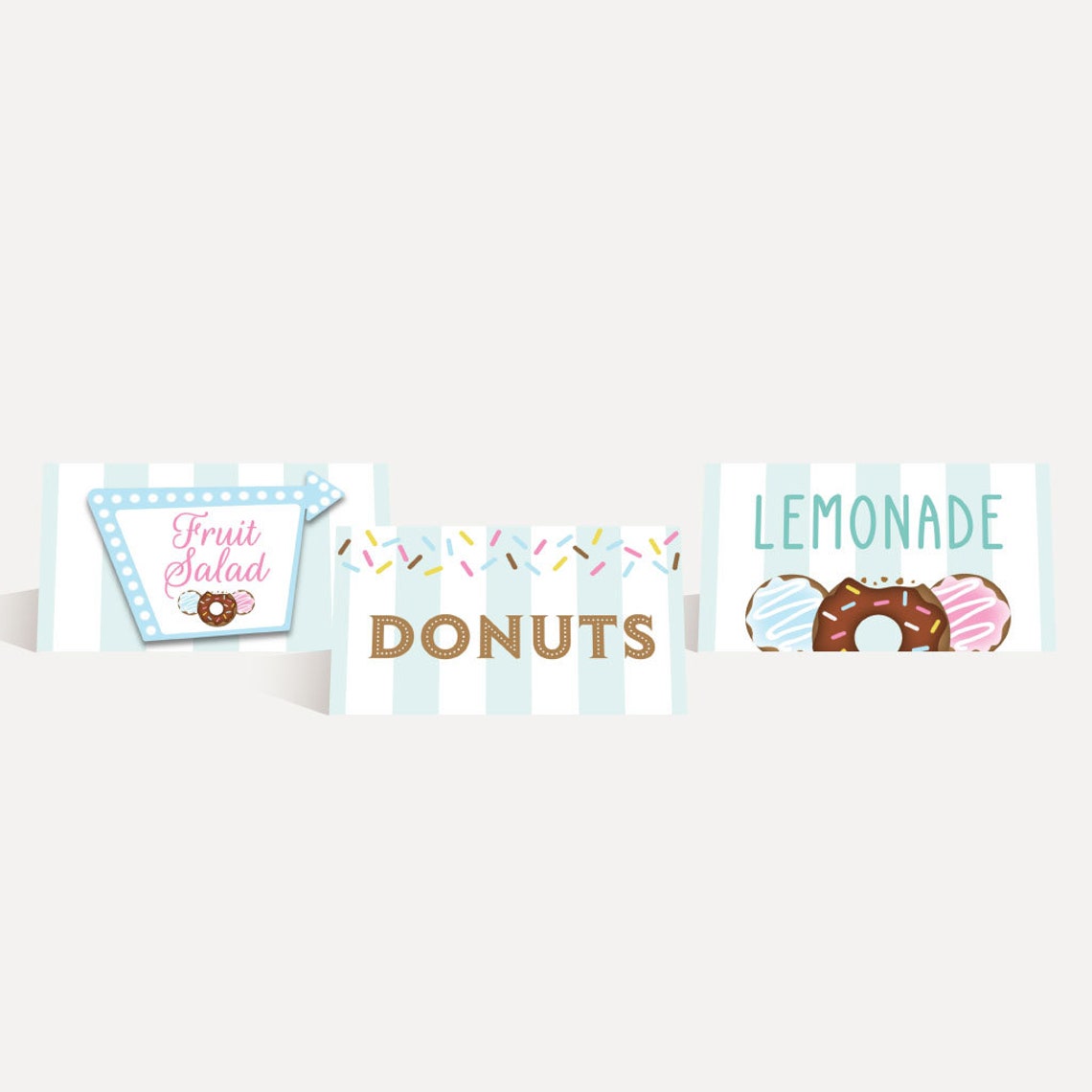 Printable Food Tent Cards Food Tent Labels Editable Etsy