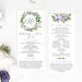 DIY Printable Wedding Programs Templates Wedding Program - Etsy