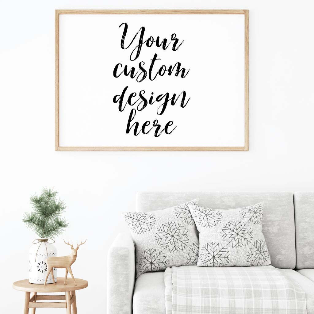 Printable Personalized Art, Custom Wall Sign, Your Own Custom Sign ...