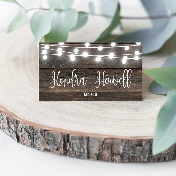 Lace Place Card - Etsy