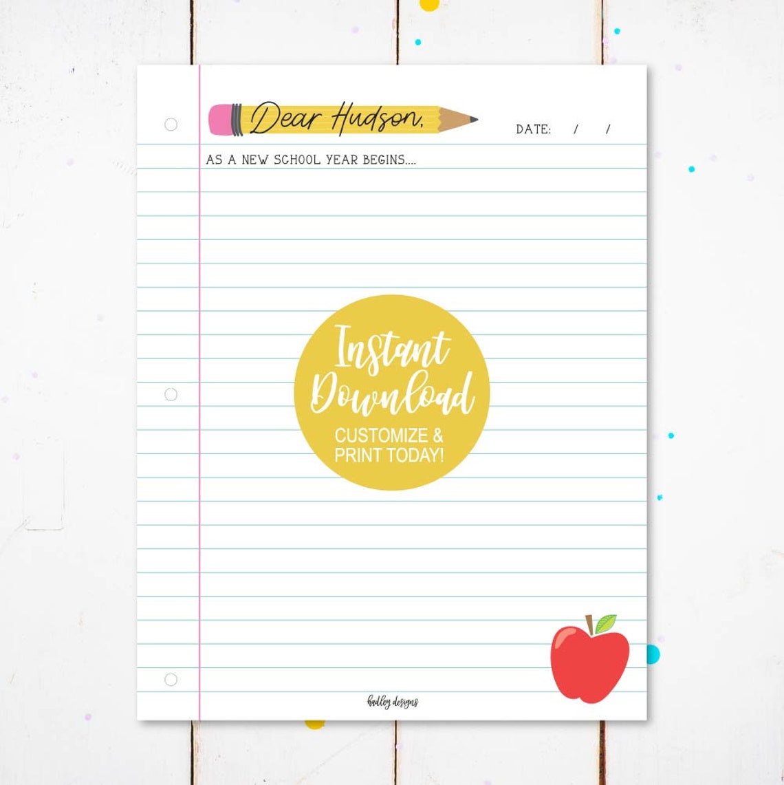 Letter to Child Parent Letter Classroom Letters Parent | Etsy