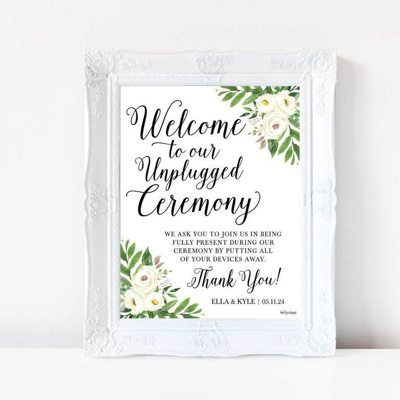 Free Free 231 Unplugged Wedding Sign Svg SVG PNG EPS DXF File