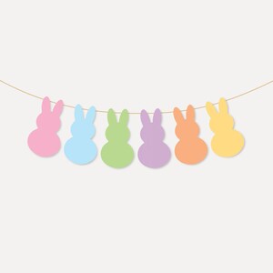Easter Bunny Banner Template - Printable Bunny Pictures, Spring Banner ...